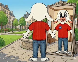 A vida é como um espelho, quando sorrimos para ela, ela sorri para nós