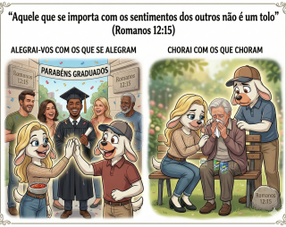 Aquele que se importa com os sentimentos dos outros não é um tolo