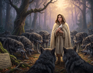 Às vezes entre os lobos