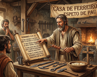 Casa de ferreiro, espeto de pau