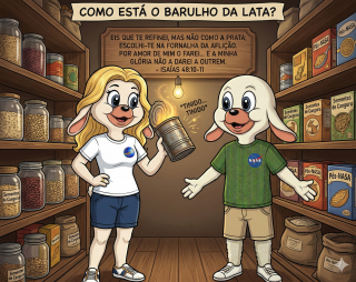 Como está o barulho da lata
