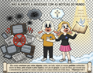Não alimente a ansiedade com as notícias do mundo