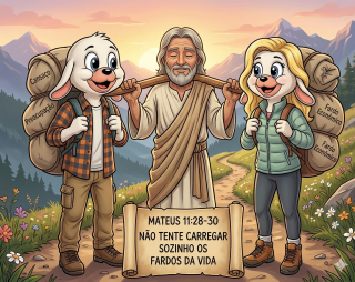Não tente carregar sozinho os fardos da vida