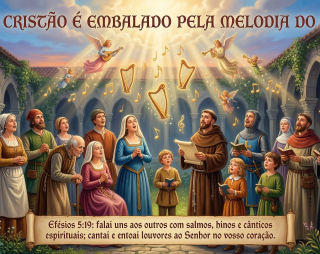 O cristão é embalado pela melodia do céu