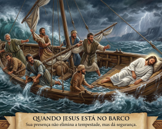 Quando Jesus está no barco