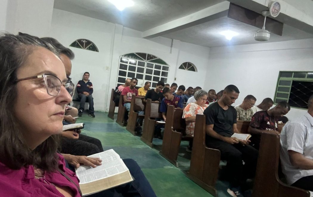 Encontro mensal na Casa de Recuperação de Dependentes Químicos